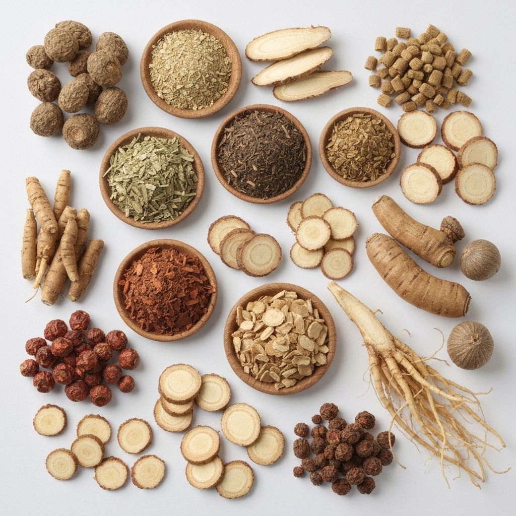 Herbal roots and natural ingredients